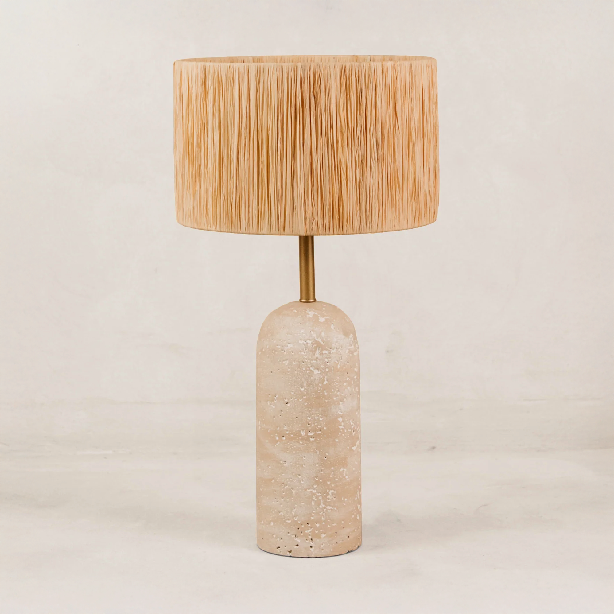 Balius Table Lamp with Raffia Shade – Natural