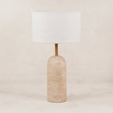Balius Table Lamp with Linen Shade – Natural