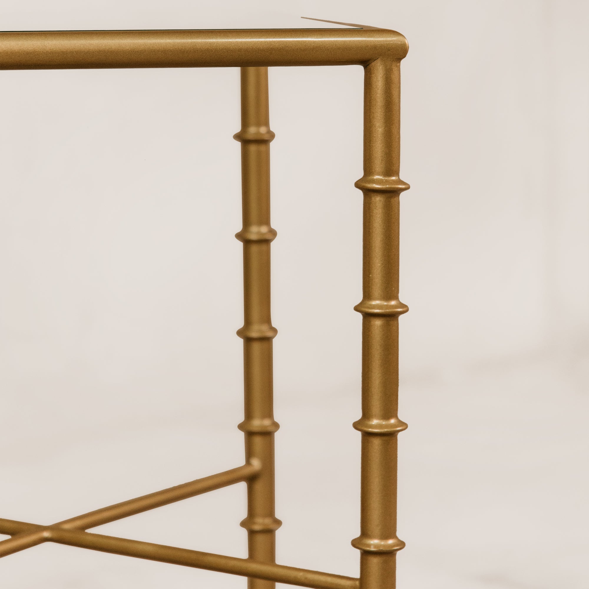 Bambusa Side Table – Gold