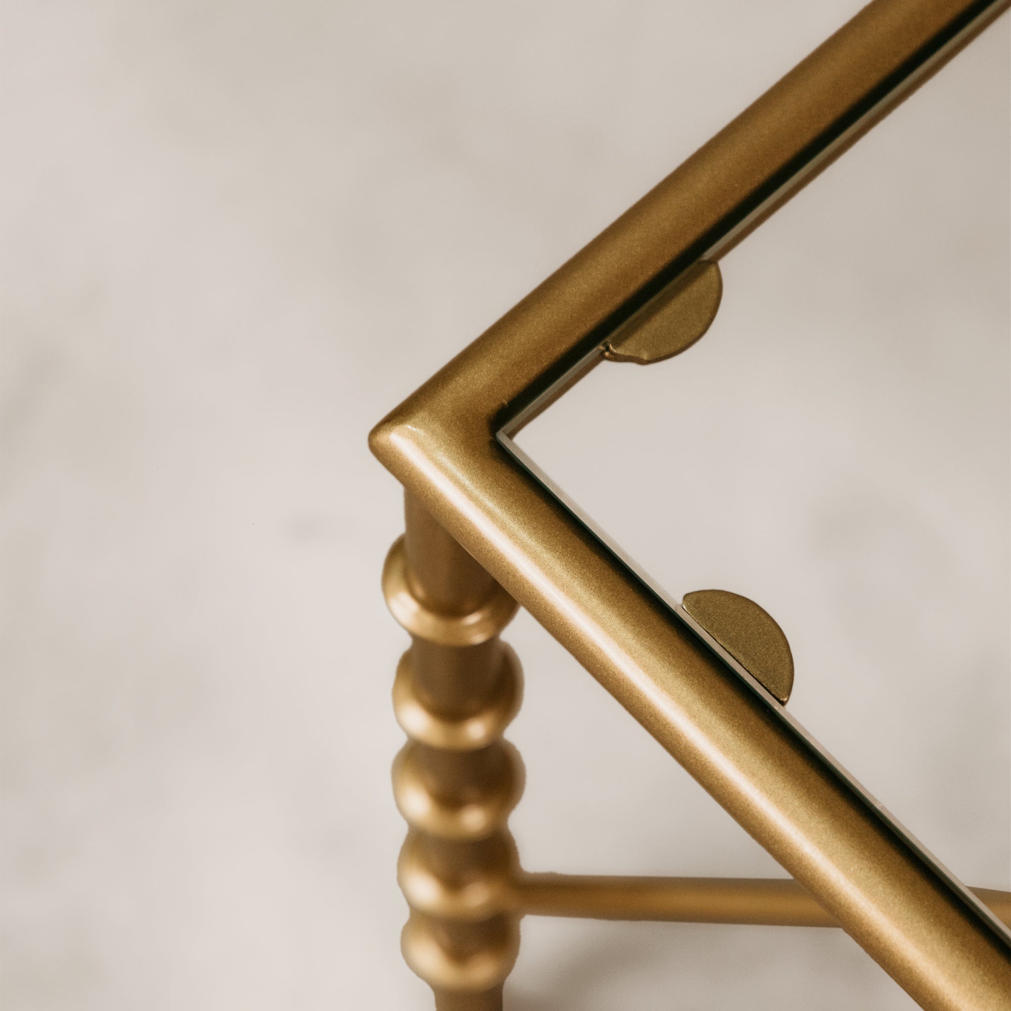 Bambusa Side Table – Gold