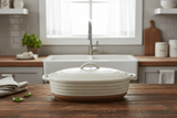 Cream Extra large Casserole Dish - Image 1