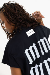 Black Reflective ‘SAINT MM’ Sleeveless Tee