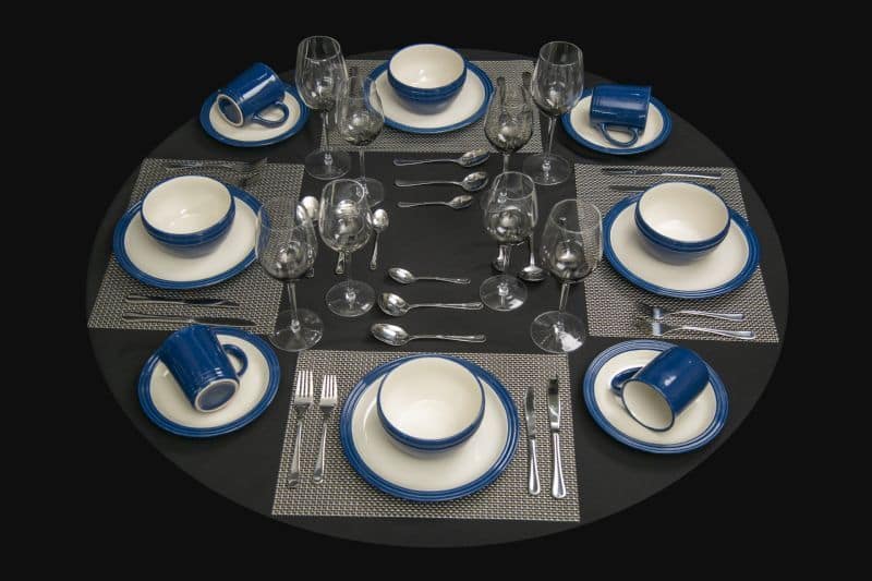 Limoges Blue 16pc Foundry Dinner Set - Image 2