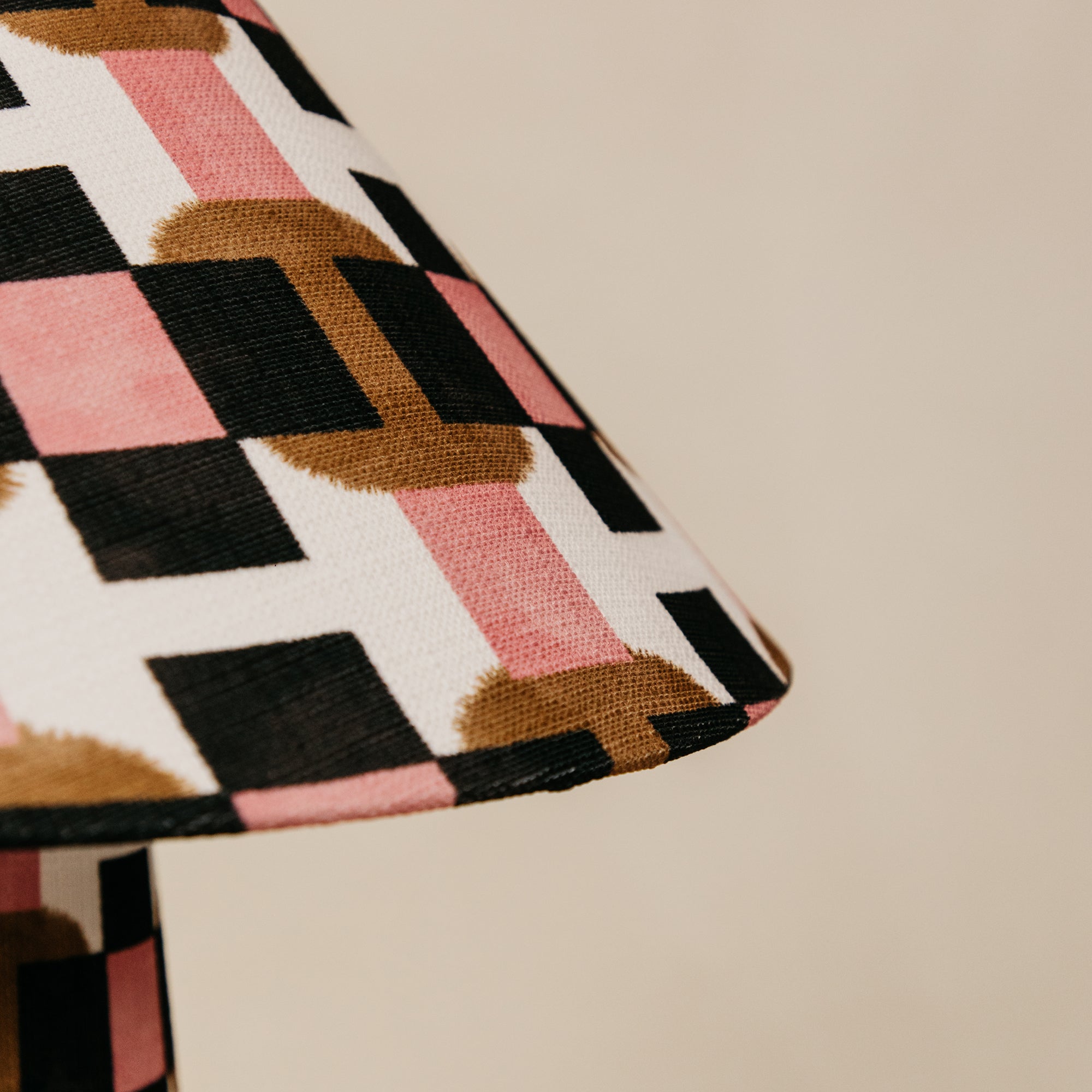 Blush Blocks Fusion Table Lamp