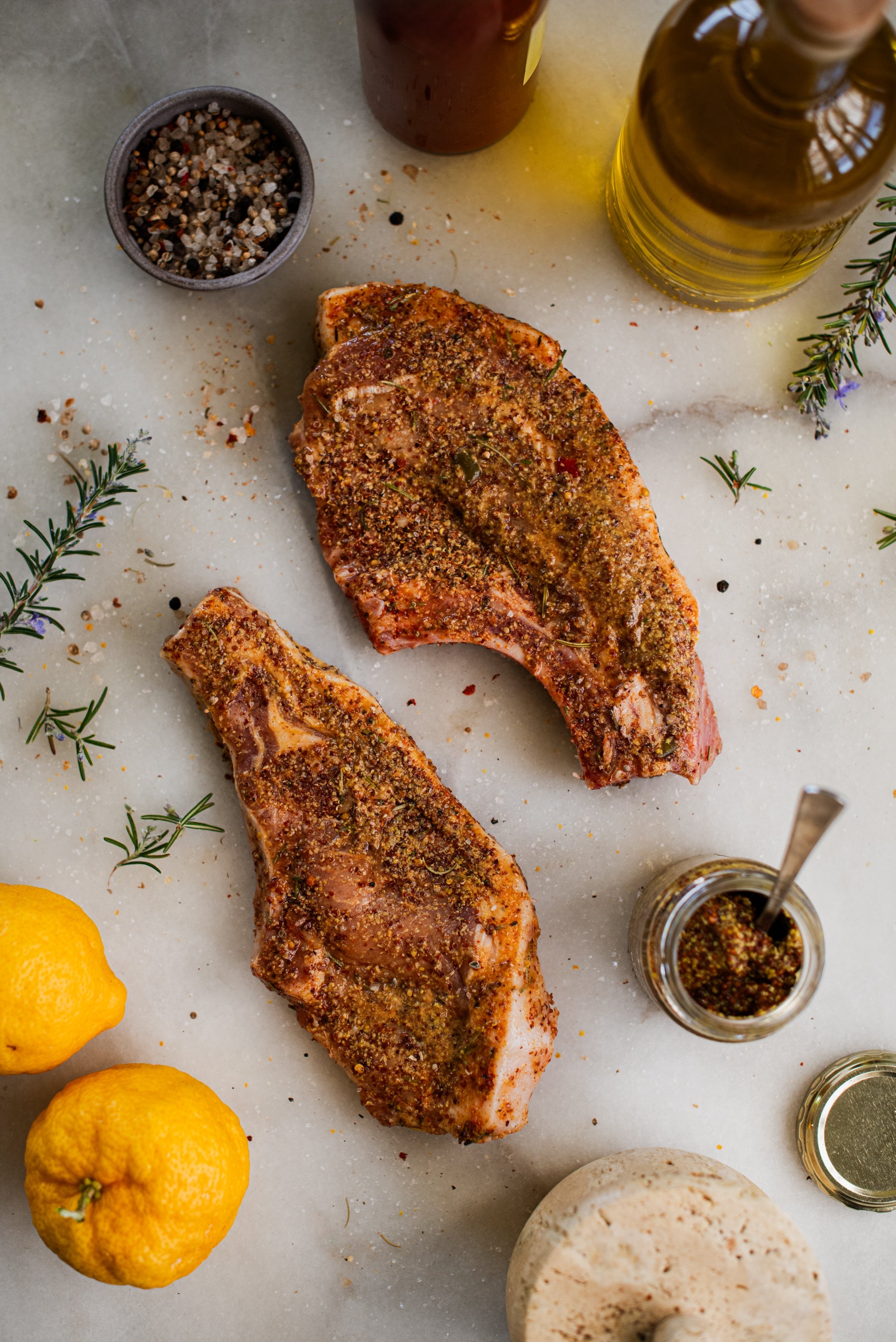 Honey Mustard Duroc Pork Chops 600g