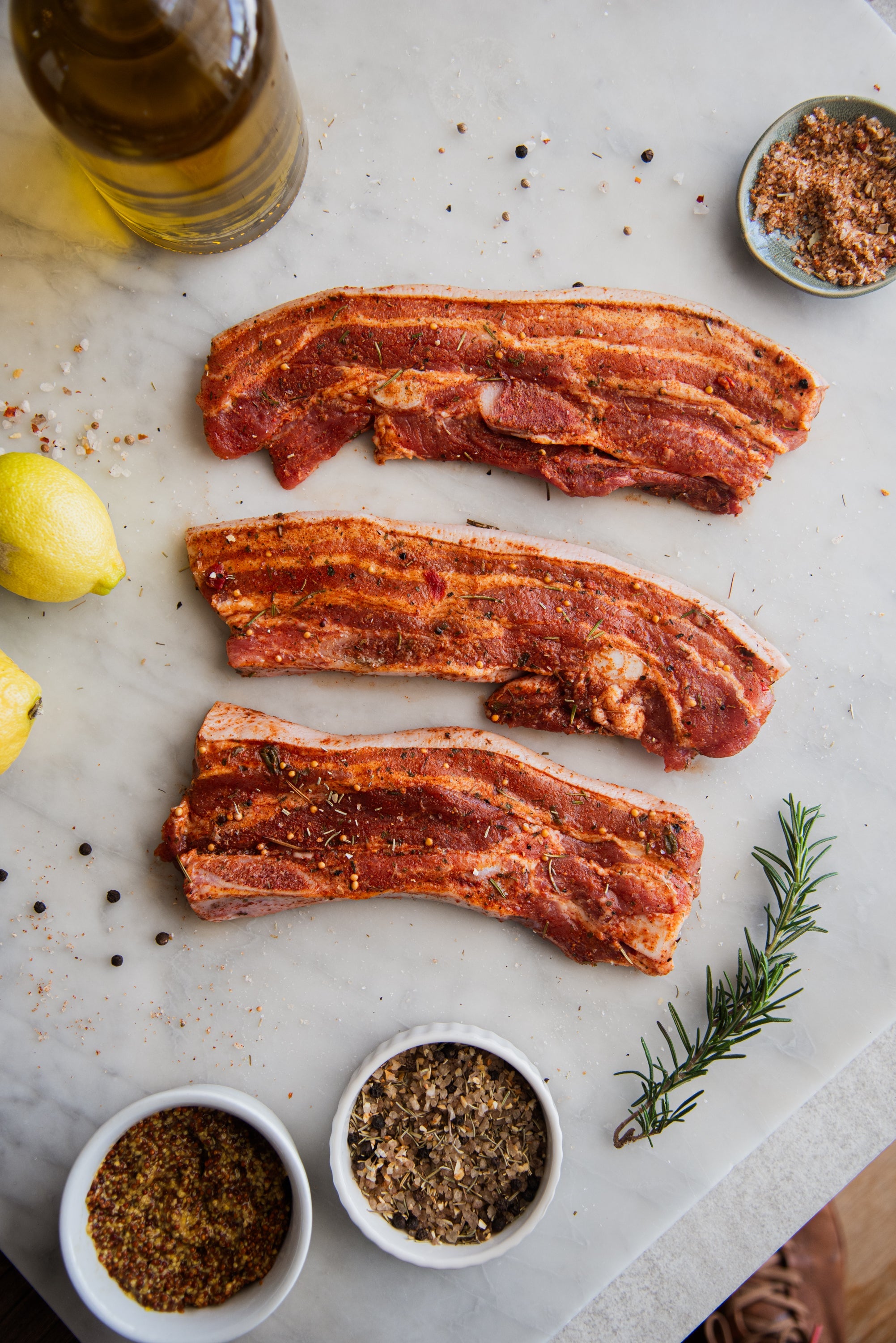 Duroc Pork Belly Strips 600g