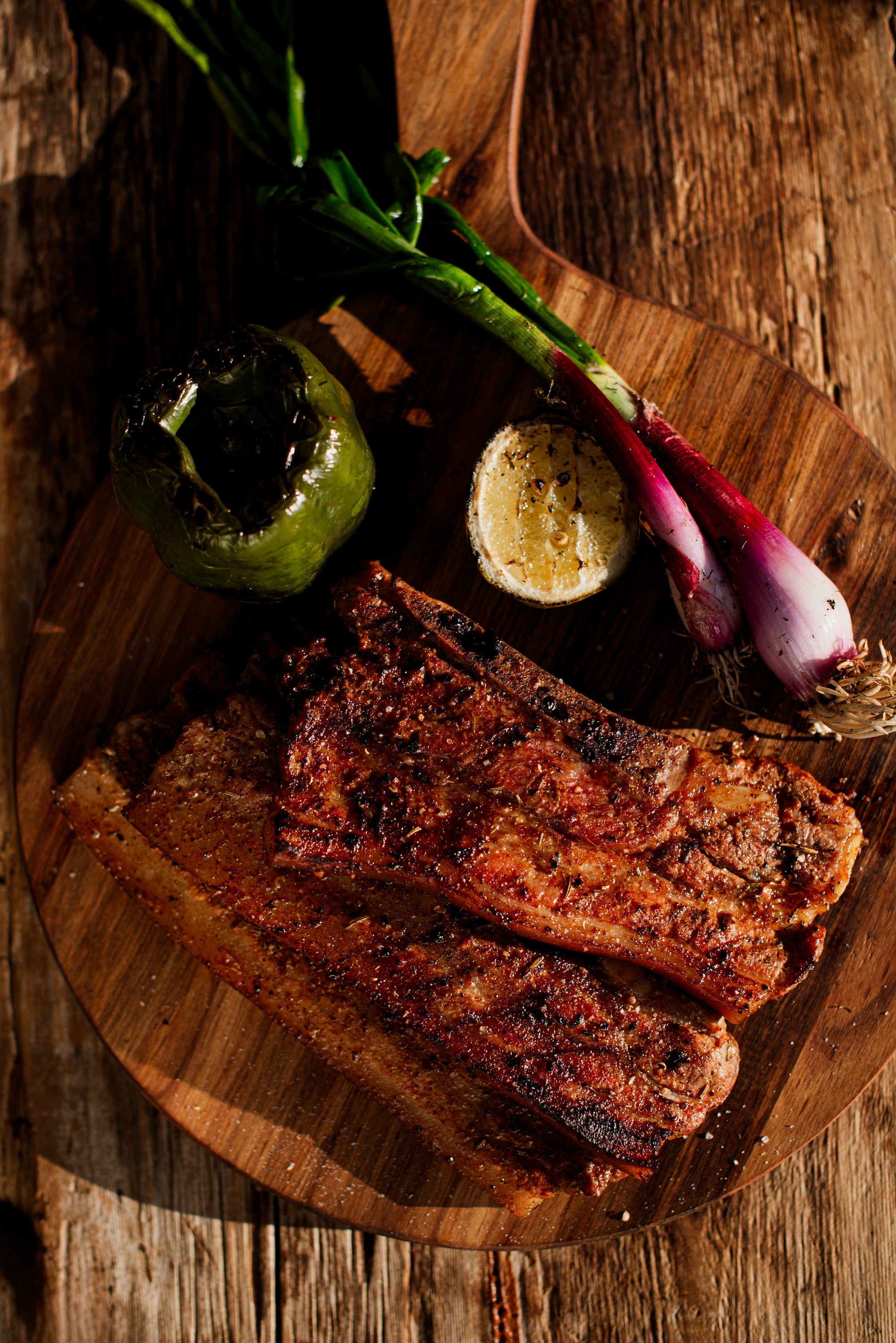 Duroc Pork Belly Strips 600g