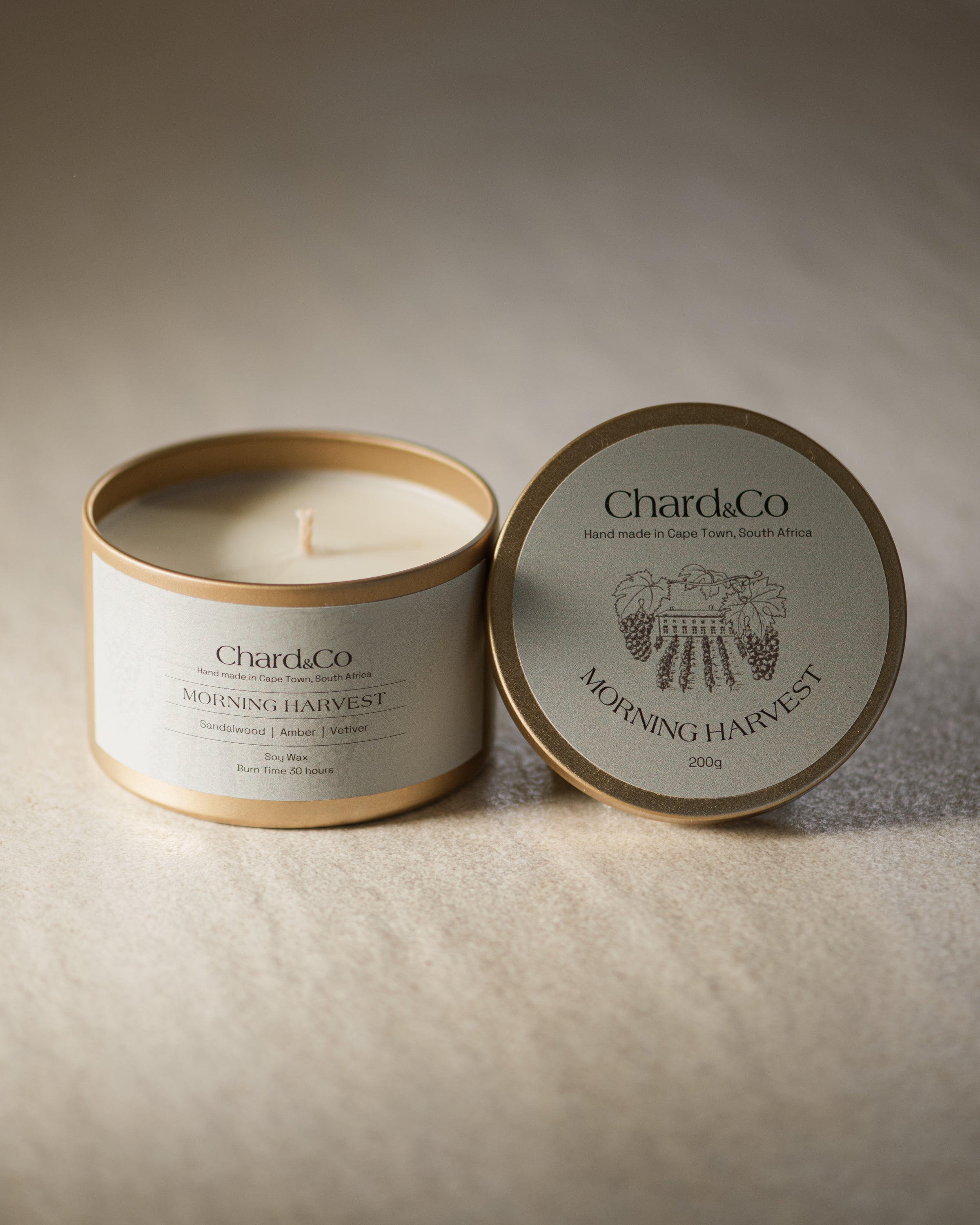 Scented Candle Tin - Morning Harvest 200g