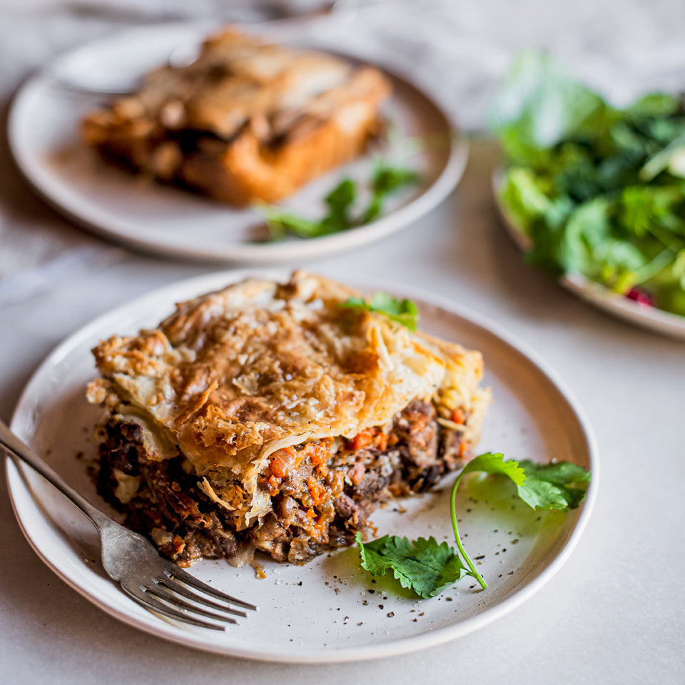 Beef & Onion Pie Frozen