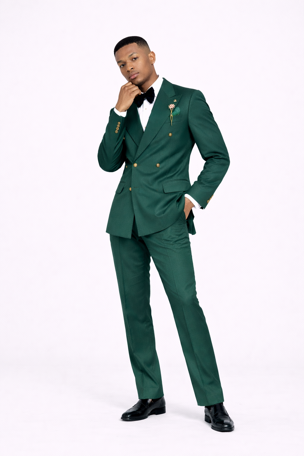 Emerald Prestige Double-Breasted Matric Dance Suit