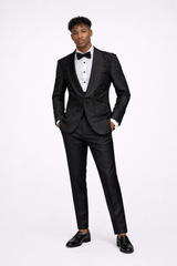 Obsidian Noir Embellished Tuxedo Matric Dance Suit