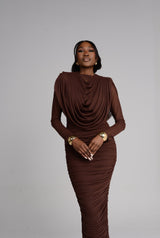 Theodora drape Dress — Size: S