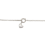 Clasp Charm Bracelet Silver