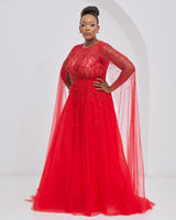 Lace Amber Red Dresd
