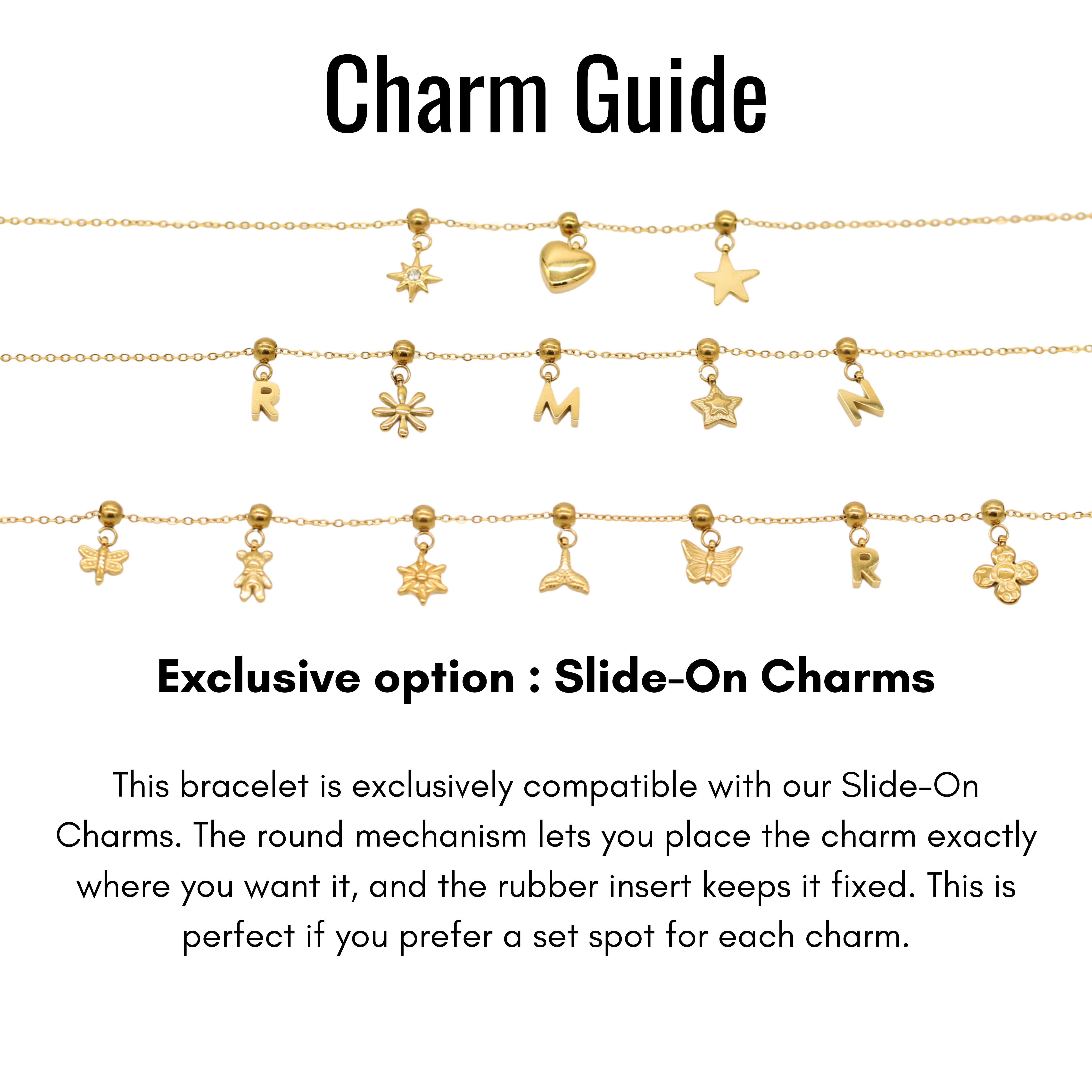 Slide-On Charm Bracelet