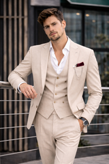 Hazel Brown Contemporary Suit