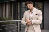 Hazel Brown Contemporary Suit