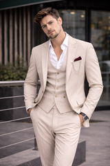 Hazel Brown Contemporary Suit