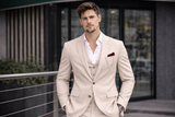 Hazel Brown Contemporary Suit