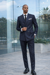 Charcoal Grey Double Breast Classic Suit