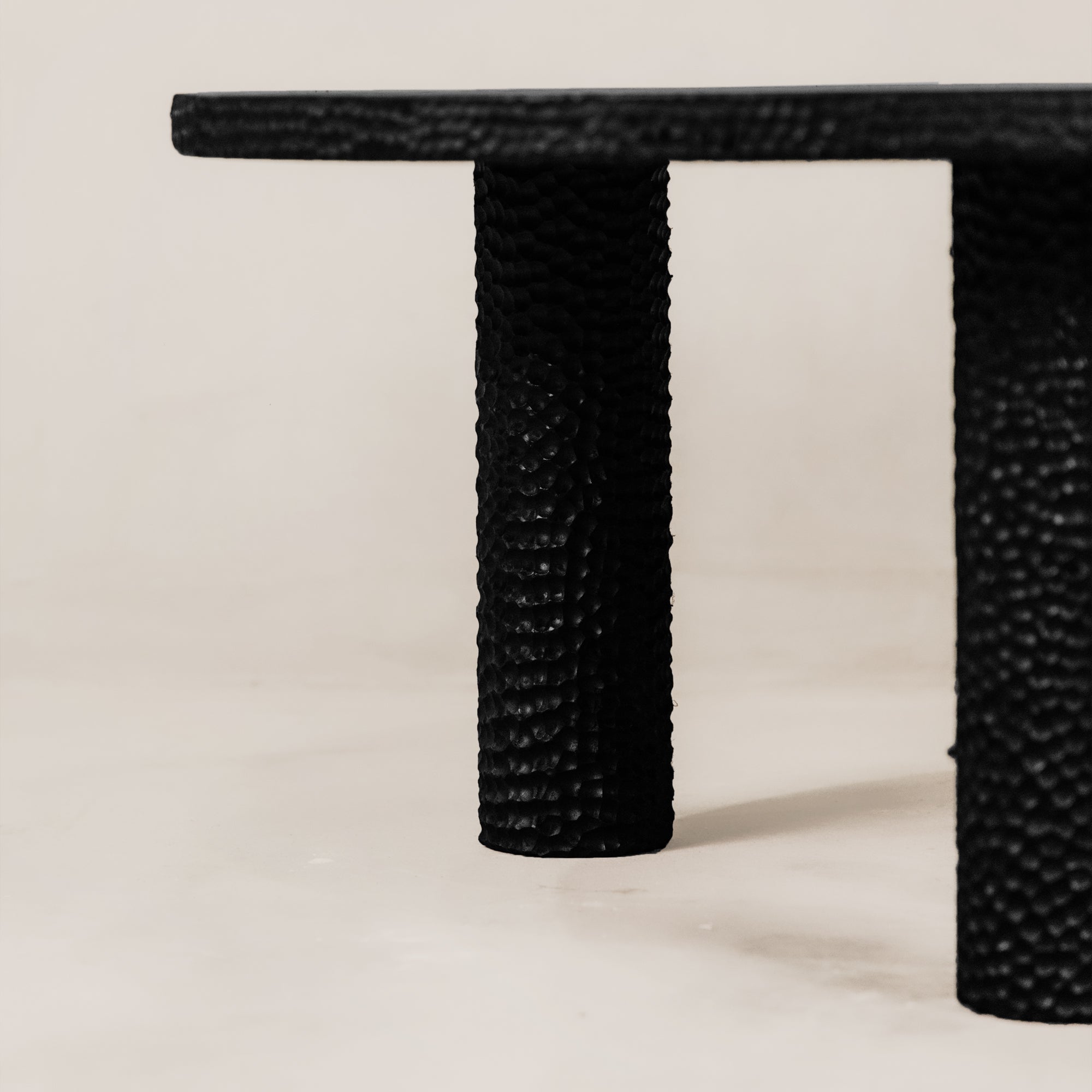 Chiselled Coffee Table – Black