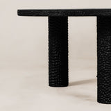 Chiselled Coffee Table – Black