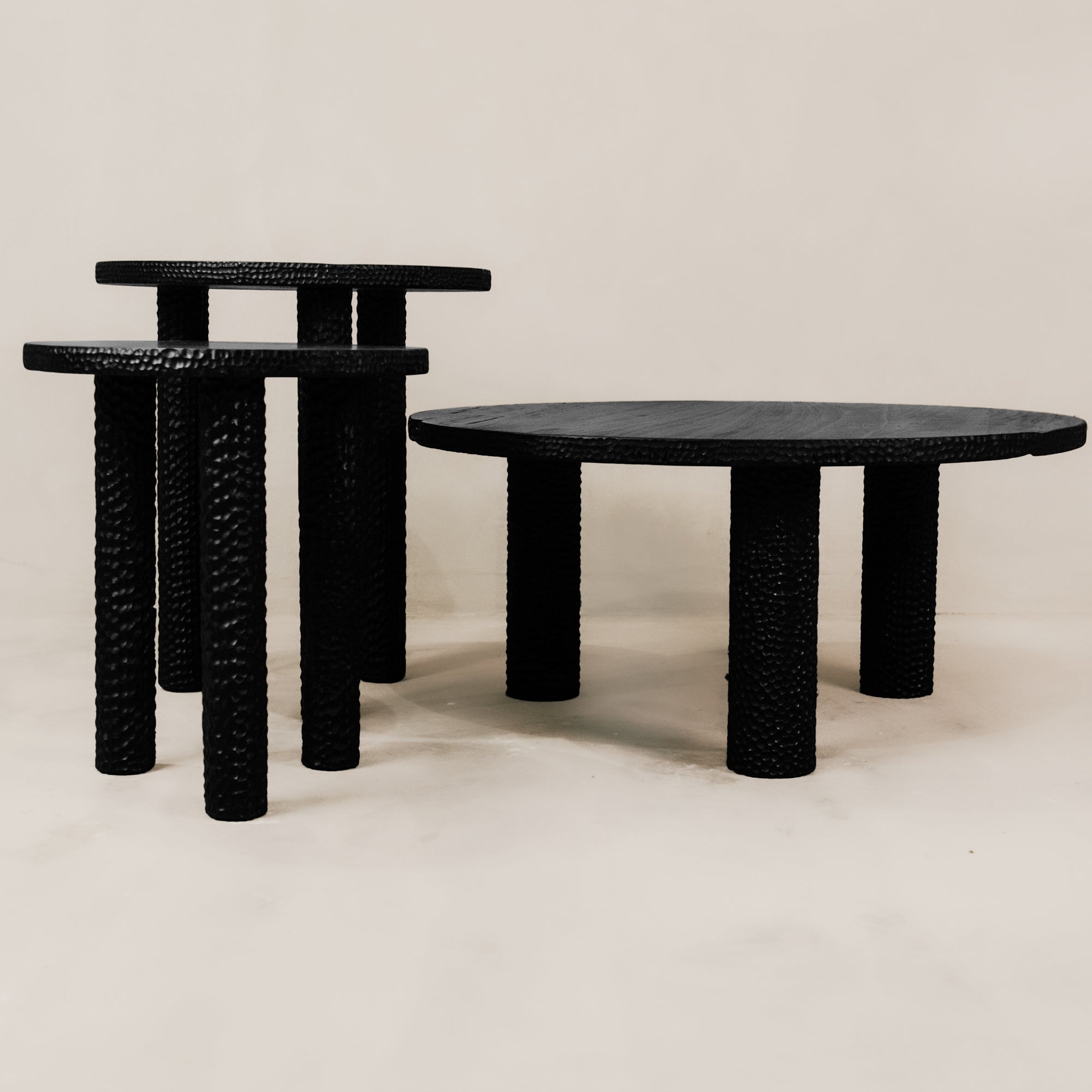 Chiselled Coffee Table – Black