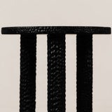 Chiselled Side Table – Black