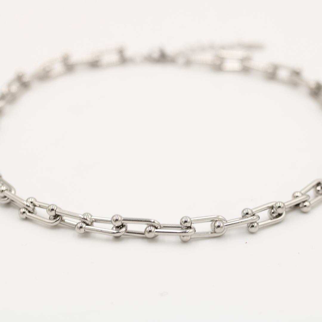 U-Link Necklace Silver