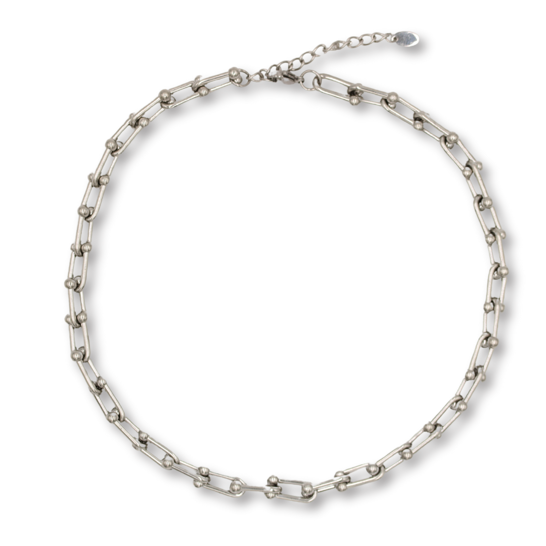 U-Link Necklace Silver