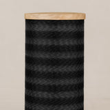 Conga Twine Side Table – Blonde & Black