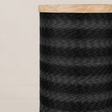 Conga Twine Side Table – Blonde & Black