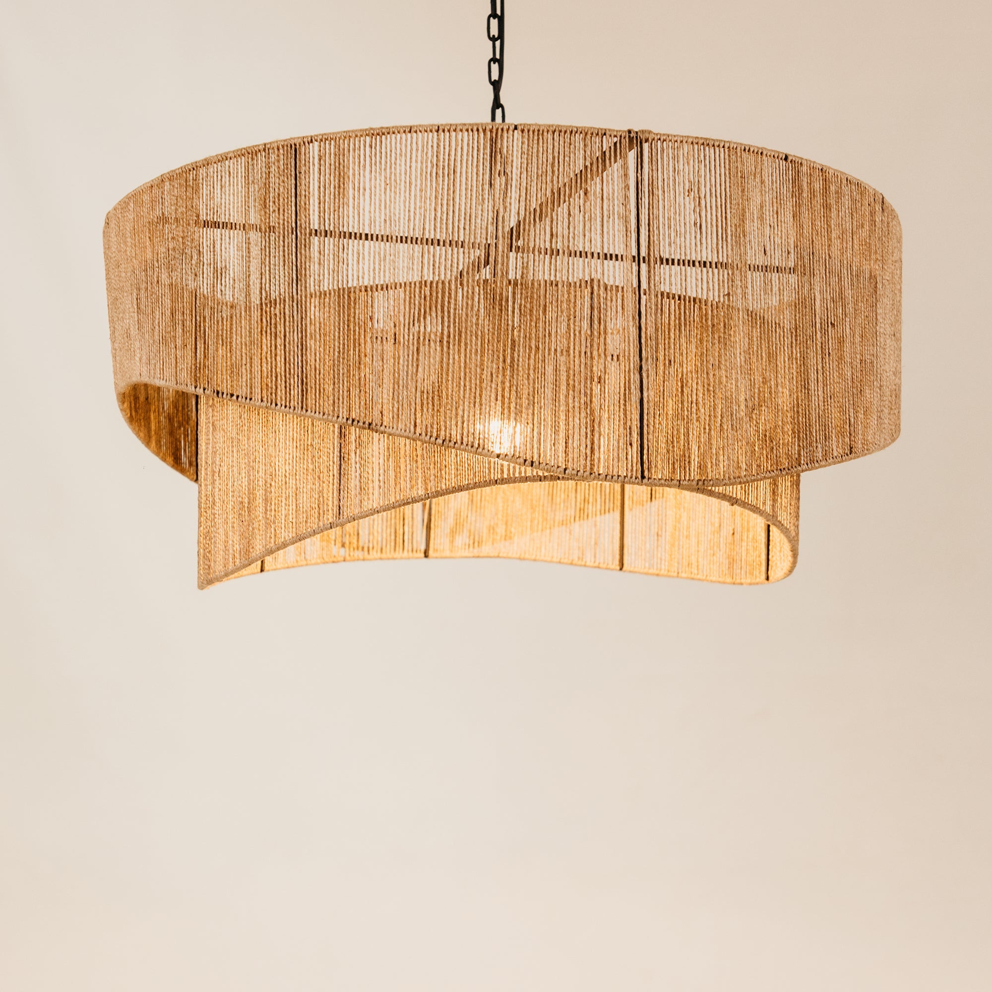 Contour Jute Pendant – Natural