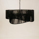 Contour Jute Pendant – Black