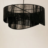 Contour Jute Pendant – Black