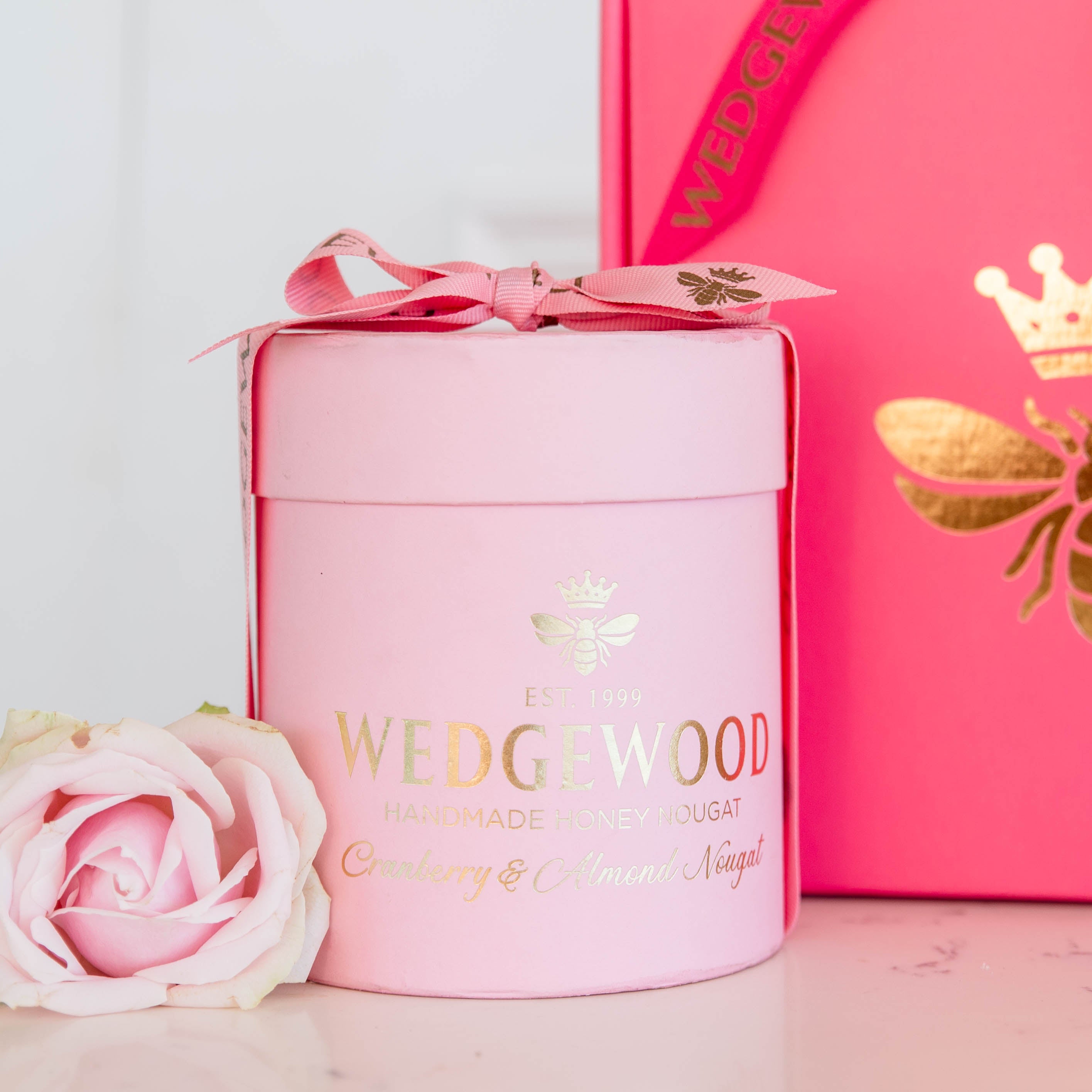 Cranberry & Almond Small Hat Box