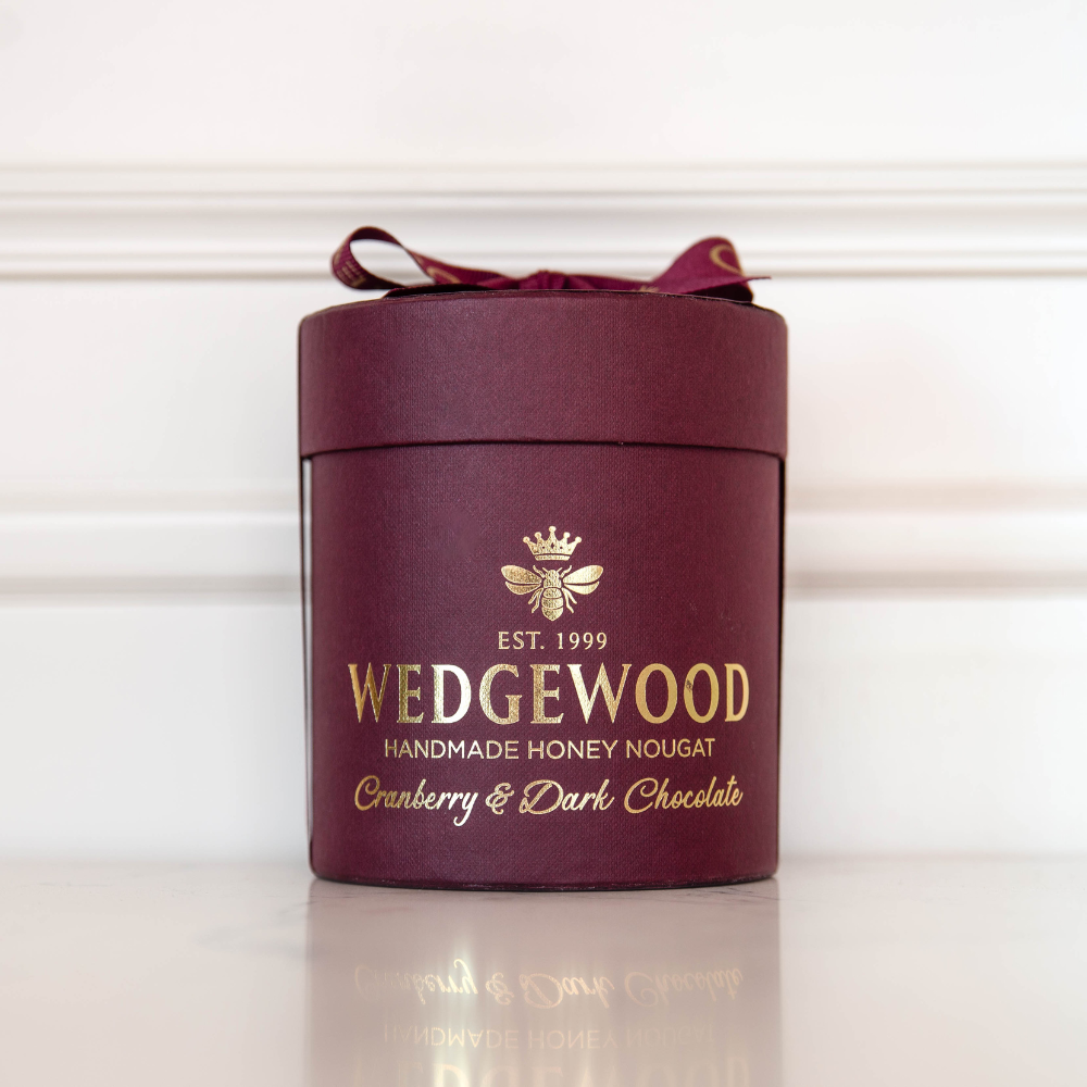 Cranberry & Dark Chocolate Maroon Small Hat Box
