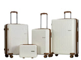 4pc Diamante Luggage Collection - (Available in Forest Green, Jade, Cream & Brown) - Image 3
