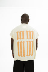 ⁠Cream ‘SAINT MM’ Sleeveless Tee