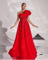 Crimson Red Dress