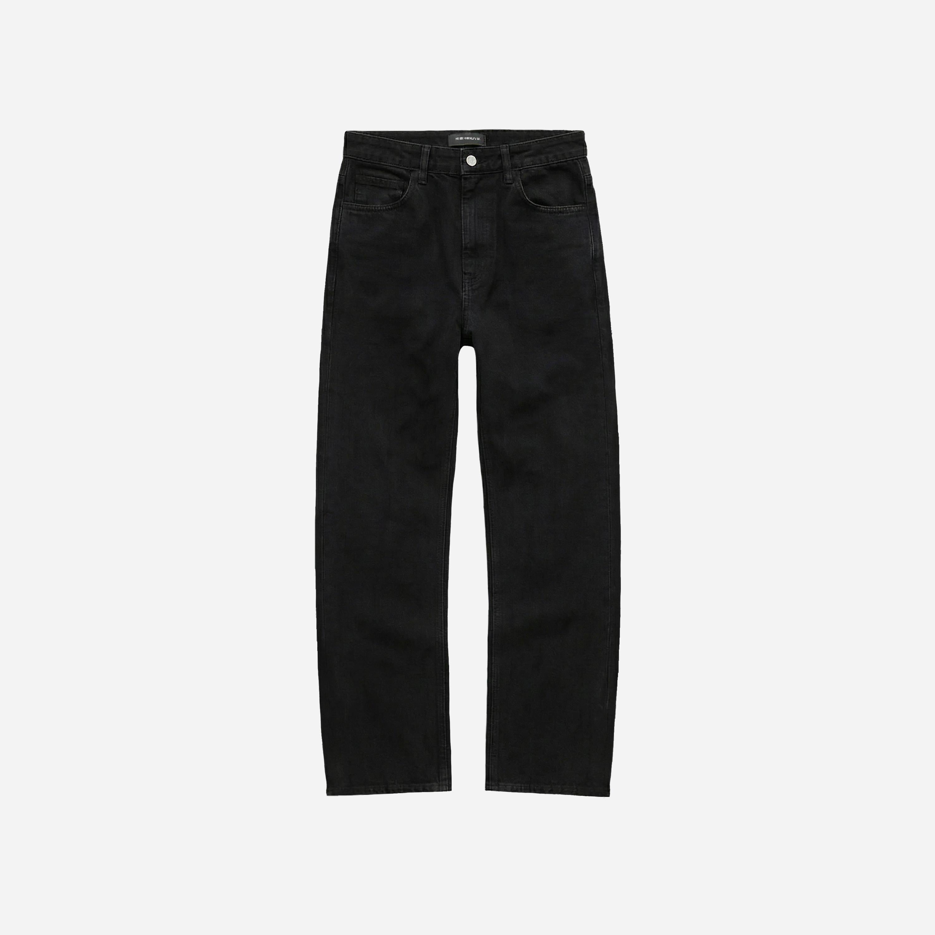 SUHU VILLAGE IS AWAKE DENIM, BLACK