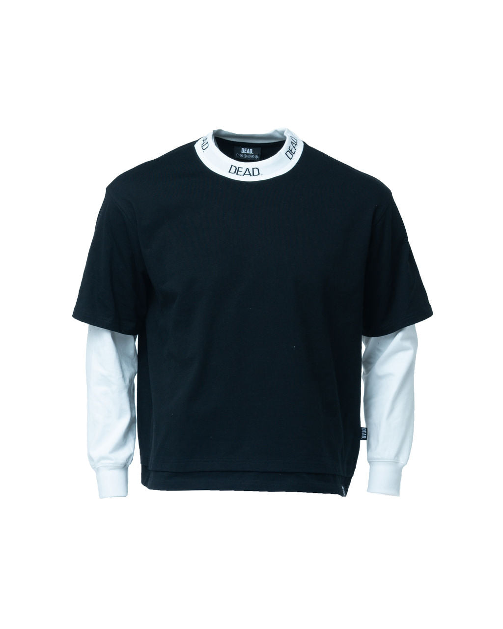 Two Coloured Ribbed Long Sleeve T-shirt