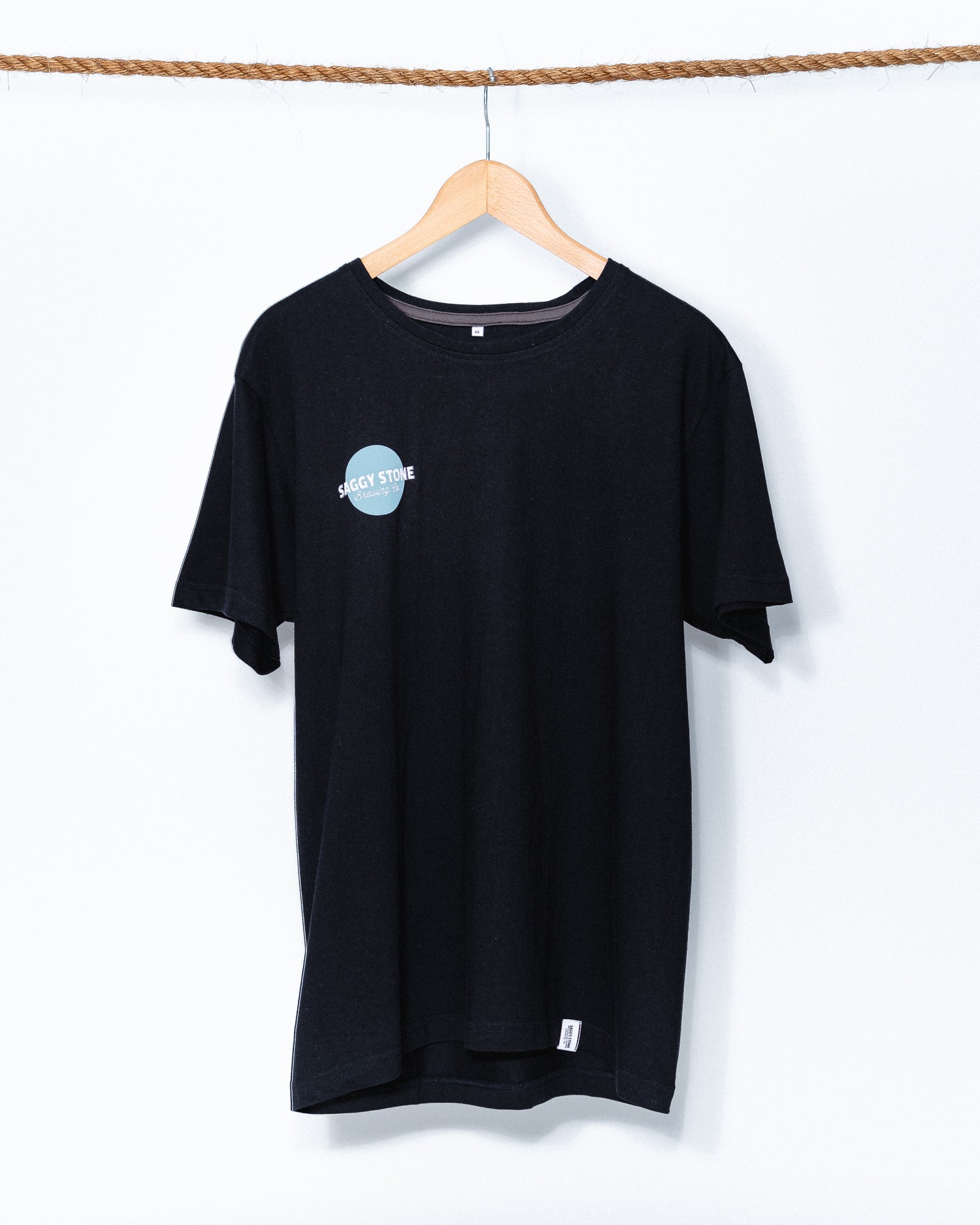 Saggy Stone Black Tee