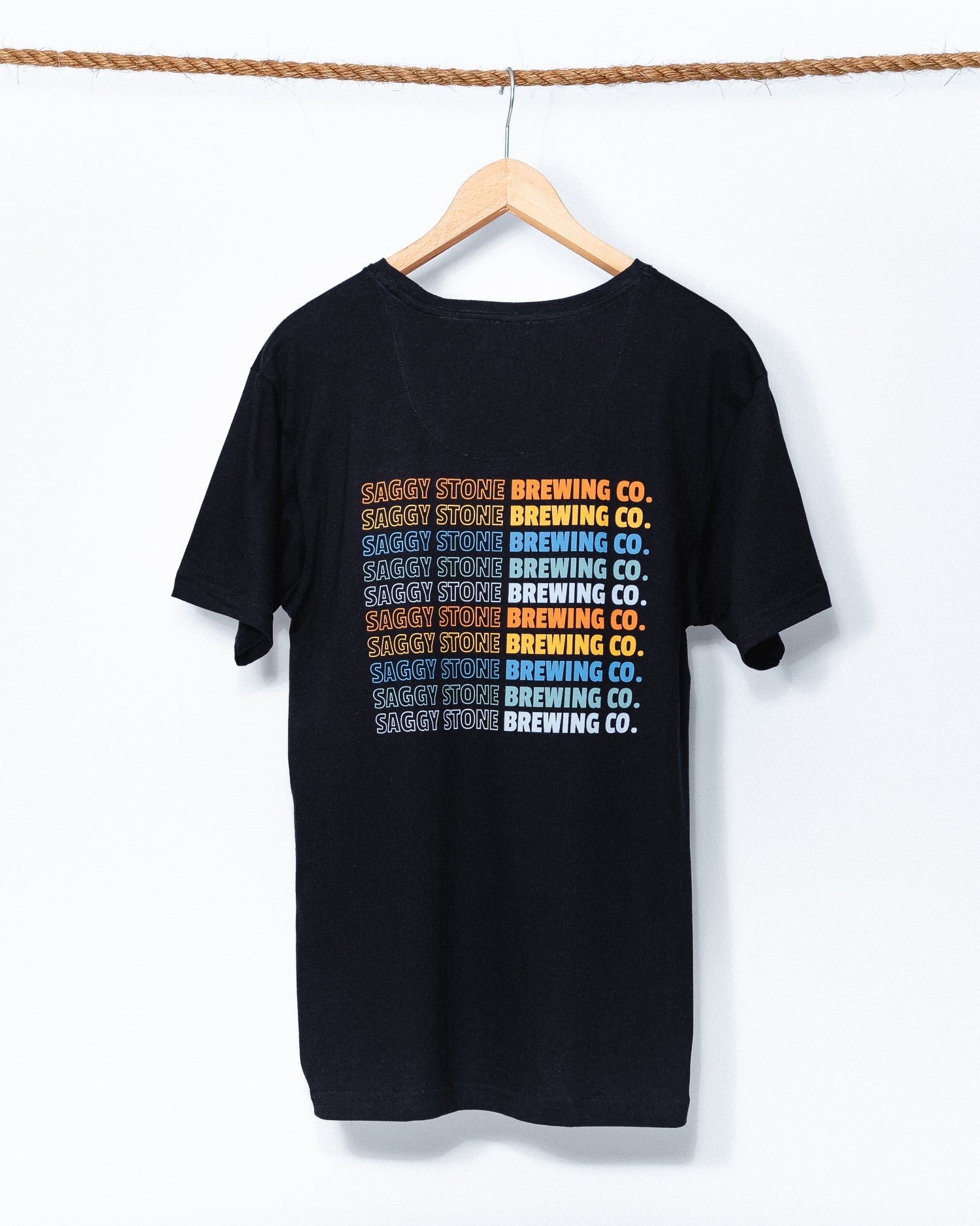 Saggy Stone Black Tee
