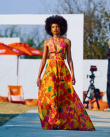 Fruits Cut Out Dress