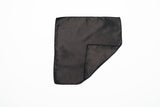 Black Satin Bow Tie Set | Medium