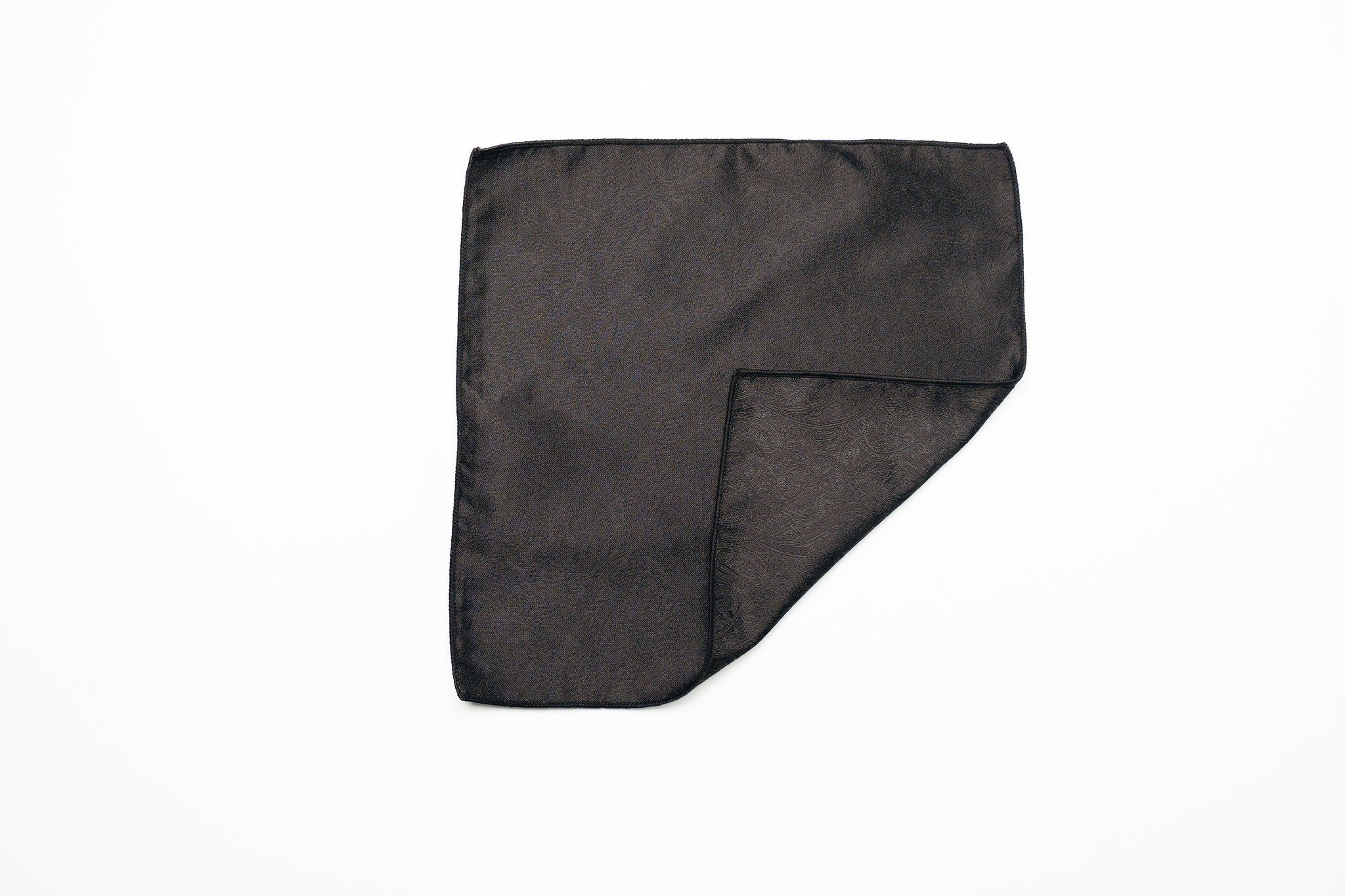 Black Satin Bow Tie Set | Large