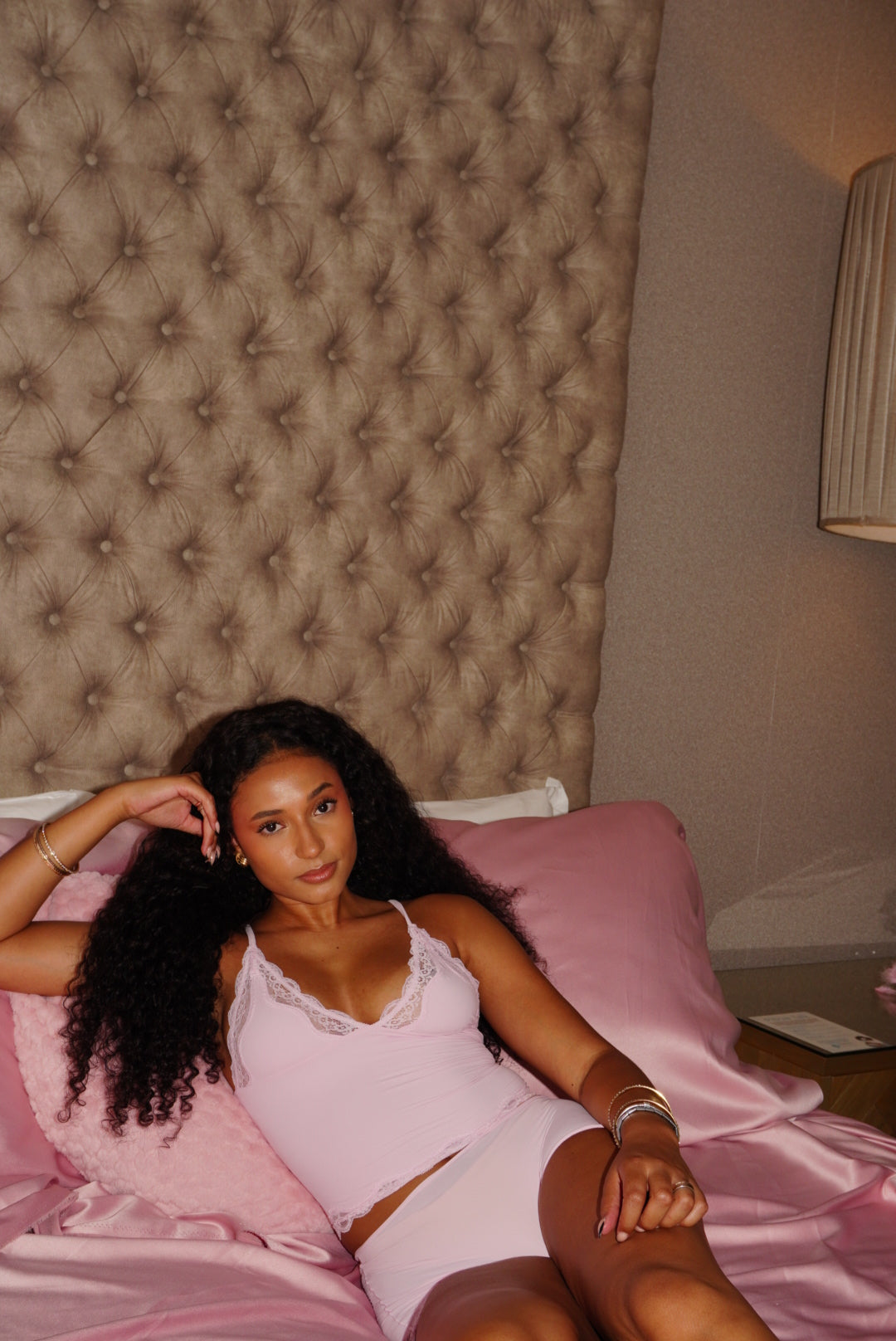 Pink Lace Cami