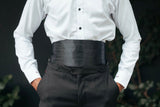Black Satin Cummerbund