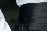 Black Satin Cummerbund